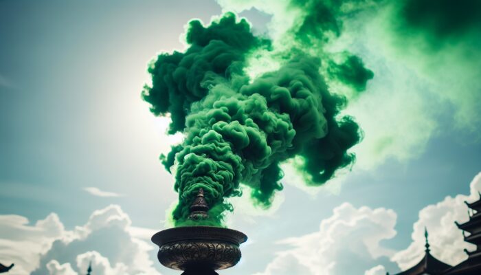 Humo verde
